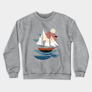 Sailing, Sailing Crewneck Sweatshirt